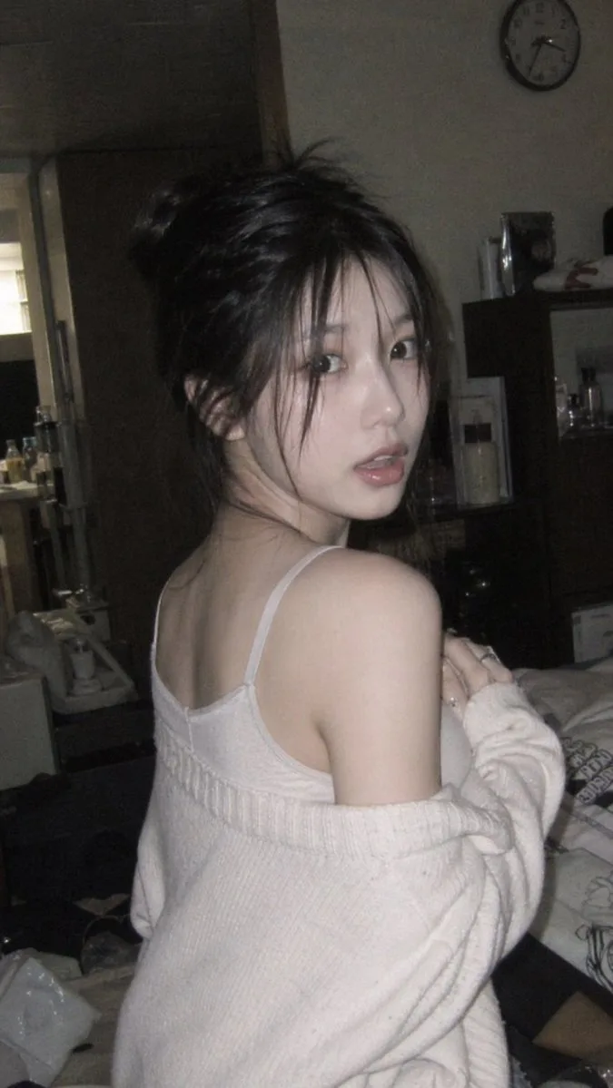 A 3 by 3 portrait grid showing a consistent Korean idol photoshoot